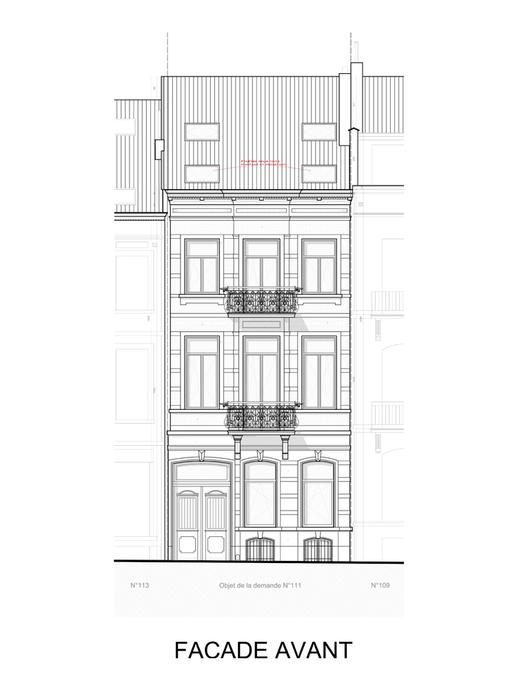 Régularisation urbanistique AVENUE BRUGMANN 111, 1190 FOREST