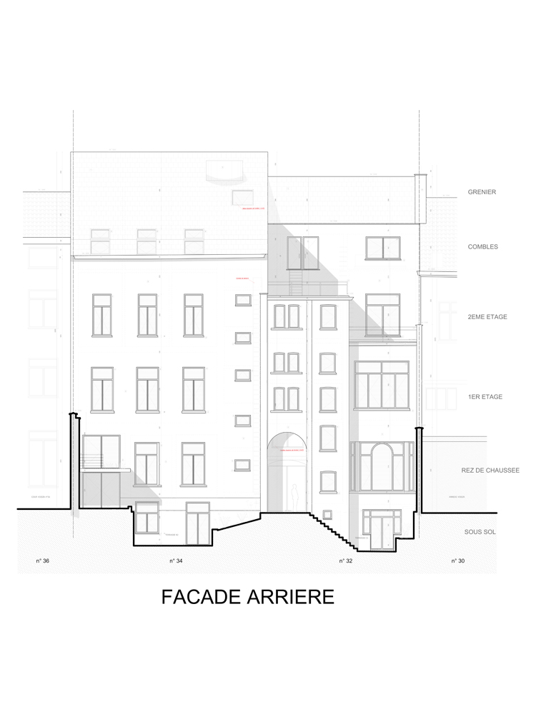 permis d'urbanisme Bruxelles RUE DE L'ASSOCIATION 32 & 34, 1000 Bruxelles