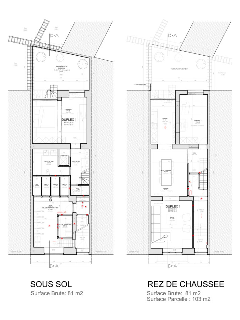 Architecte Bruxelles RUE GUSTAVE DEFNET 21, 1060 Saint-Gilles