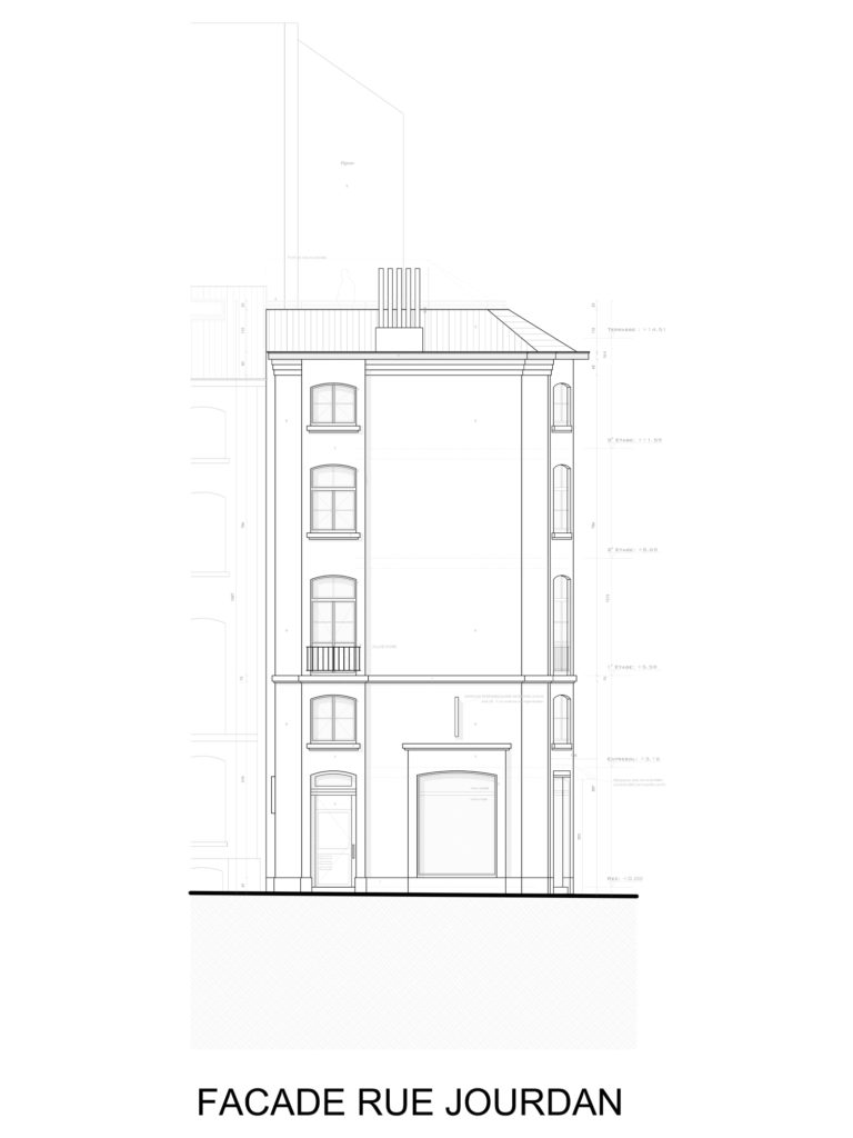 Architecte Bruxelles RUE JOURDAN 108, 1060 Saint-Gilles