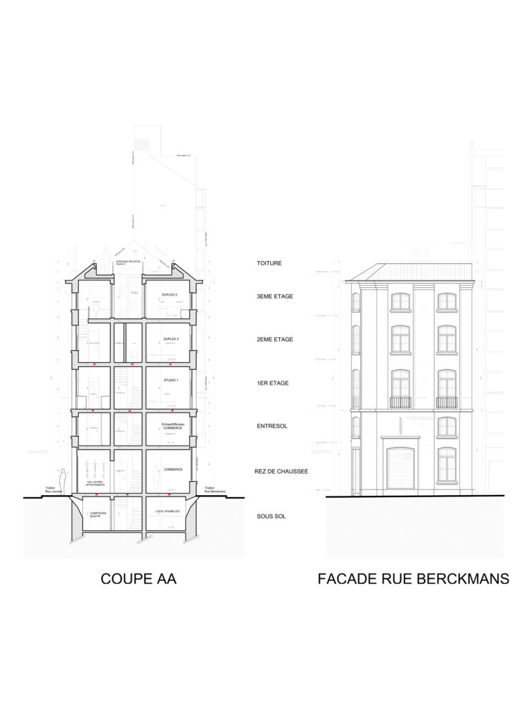 Architecte Bruxelles RUE JOURDAN 108, 1060 Saint-Gilles