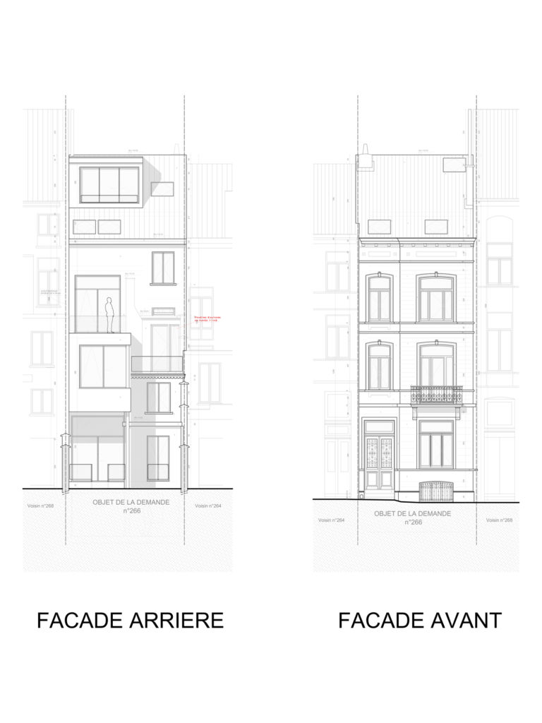 permis d'urbanisme Bruxelles RUE DE MERODE 266, 1190 Forest