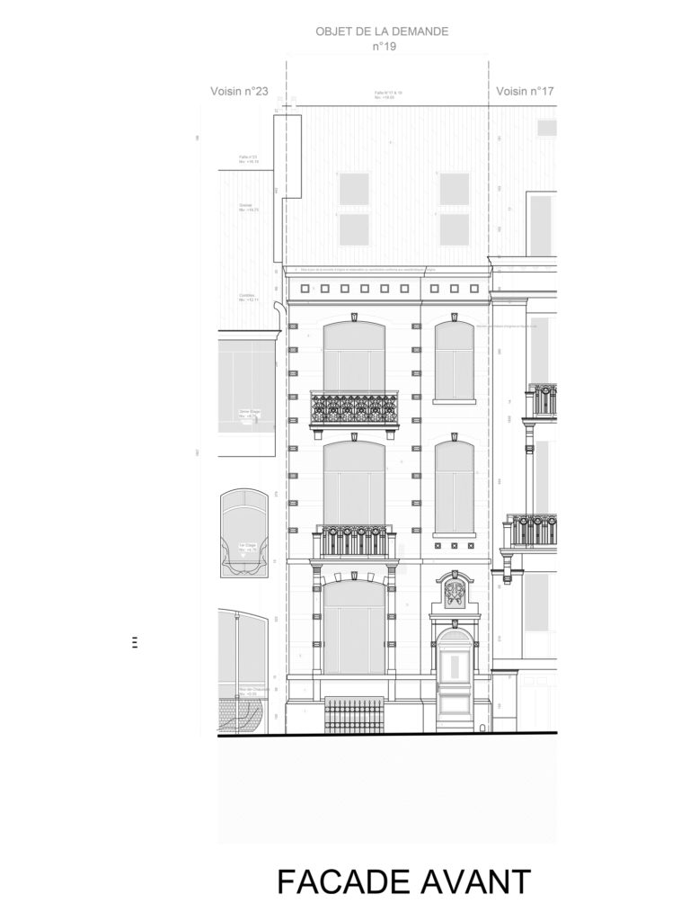 Architecte Bruxelles RUE AMERICAINE 19, 1060 Saint-Gilles