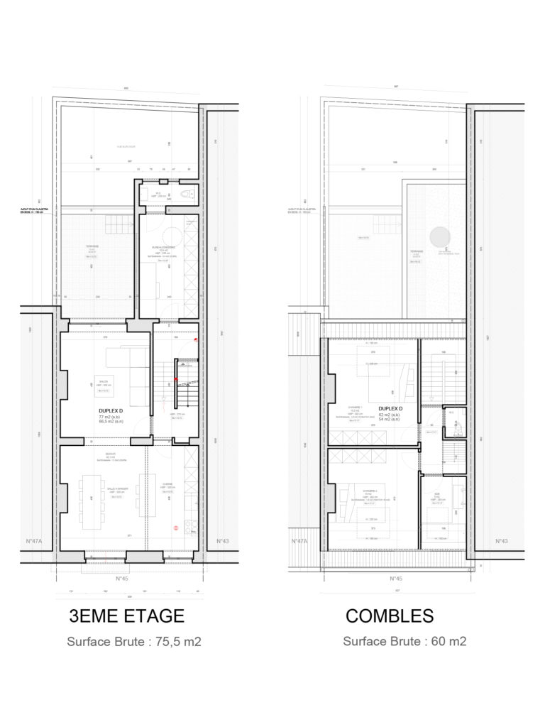 Architecte Bruxelles RUE FERNAND BERNIER 45, 1060 Saint Gilles