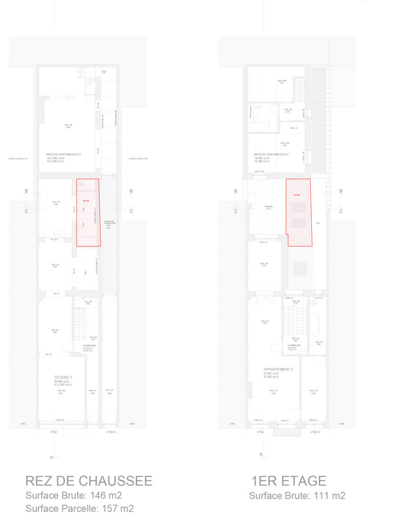 permis d'urbanisme Bruxelles RUE DU PAGE 64 - 64A, 1050 Ixelles