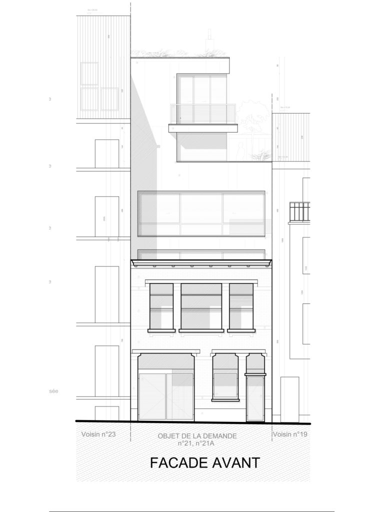 Architecte Bruxelles RUE DE LA TOURELLE 21, 1040 Etterbeek