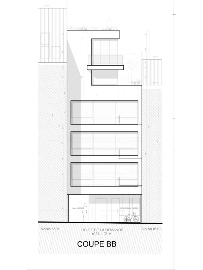 Régularisation urbanistique RUE DE LA TOURELLE 21, 1040 Etterbeek