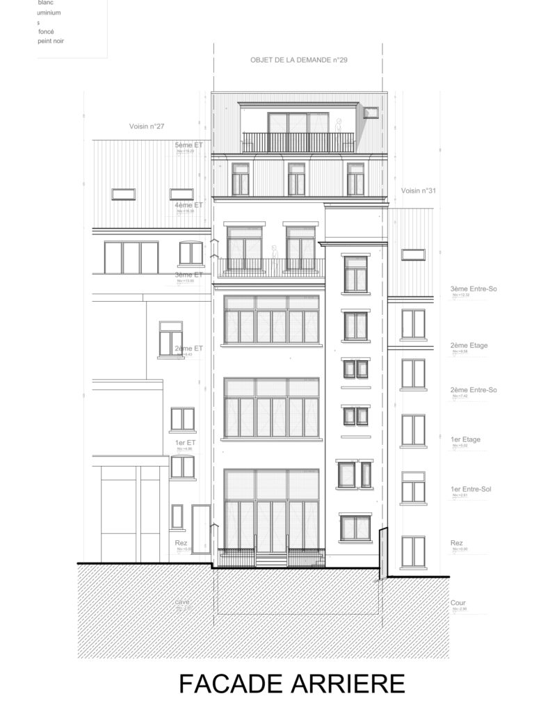 Architecte Bruxelles Rue de Suisse 29, 1050 Ixelles