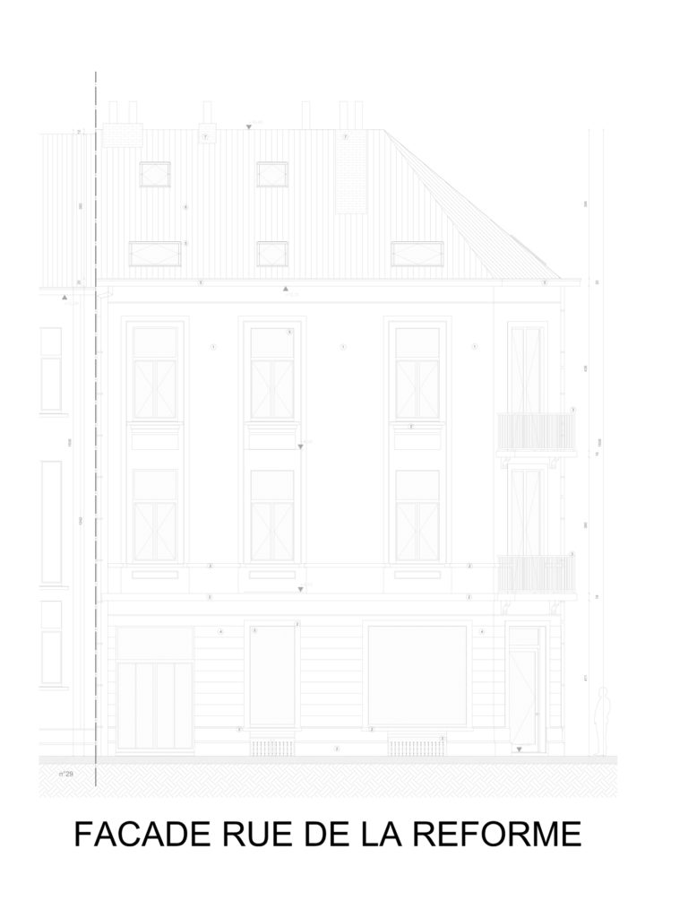 permis d'urbanisme Bruxelles RUE FERNAND NEURAY 32-34, 1060 Saint-Gilles