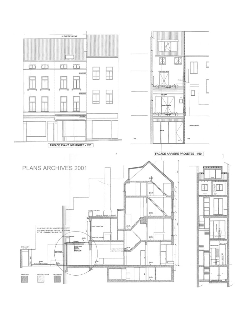 permis d'urbanisme Bruxelles RUE DE LA PAIX 31, 1050 Ixelles