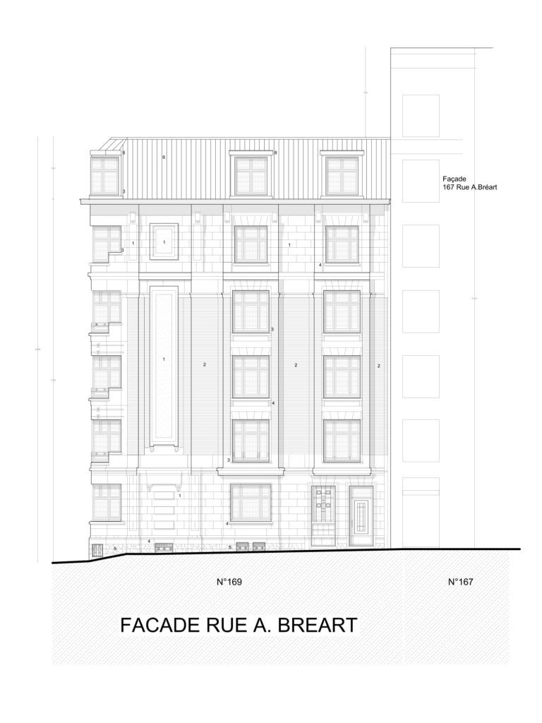 Architecte Bruxelles Rue Antoine Bréart 169, 1060 Saint Gilles