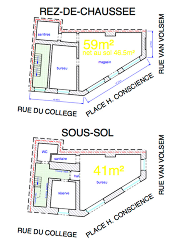 Régularisation urbanistique Rue du Collège 132 , 1050 Bruxelles