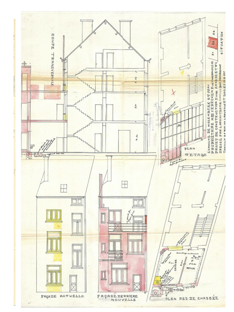 Architecte Bruxelles RUE VANDERNOOT 22, 1080 Molenbeek-Saint-Jean