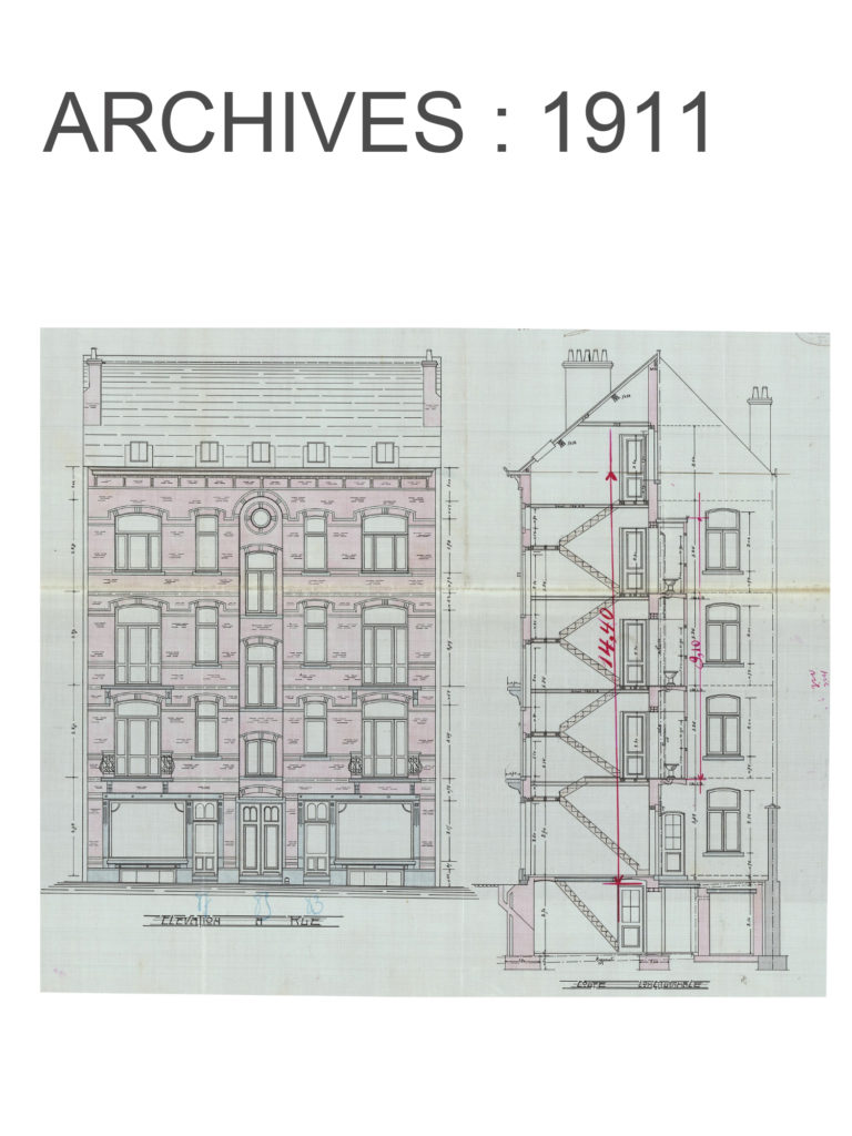 Architecte Bruxelles RUE d’ECOSSE 83-85-87, 1060 Saint Gilles