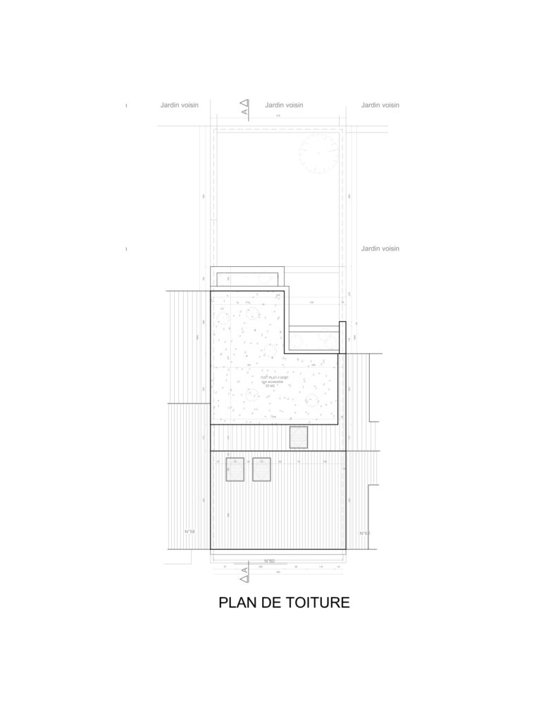Architecte Bruxelles RUE THOMAES 60, 1090 Jette