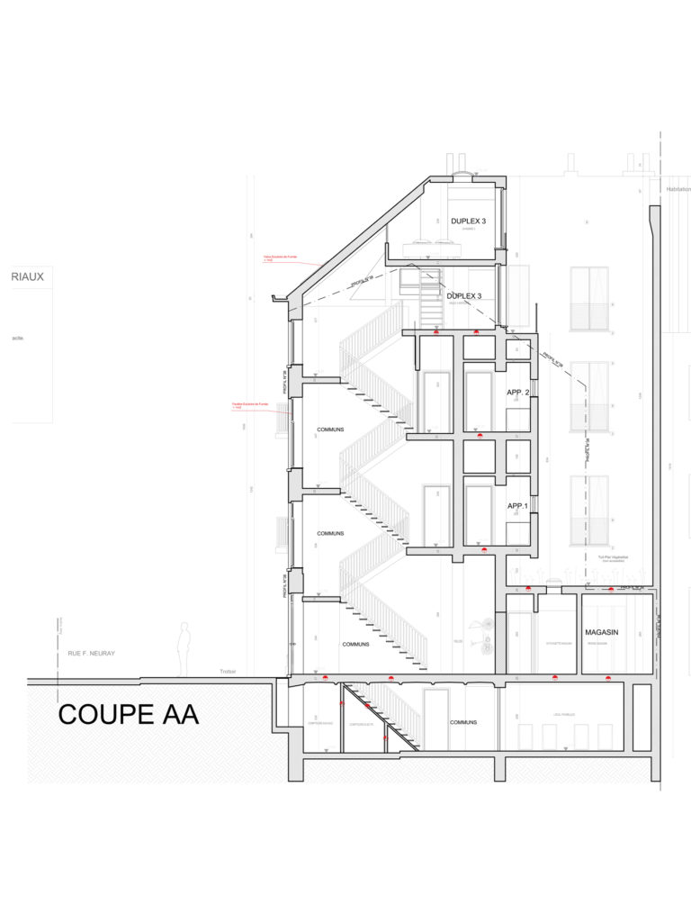 permis d'urbanisme Bruxelles RUE FERNAND NEURAY 32-34, 1060 Saint-Gilles