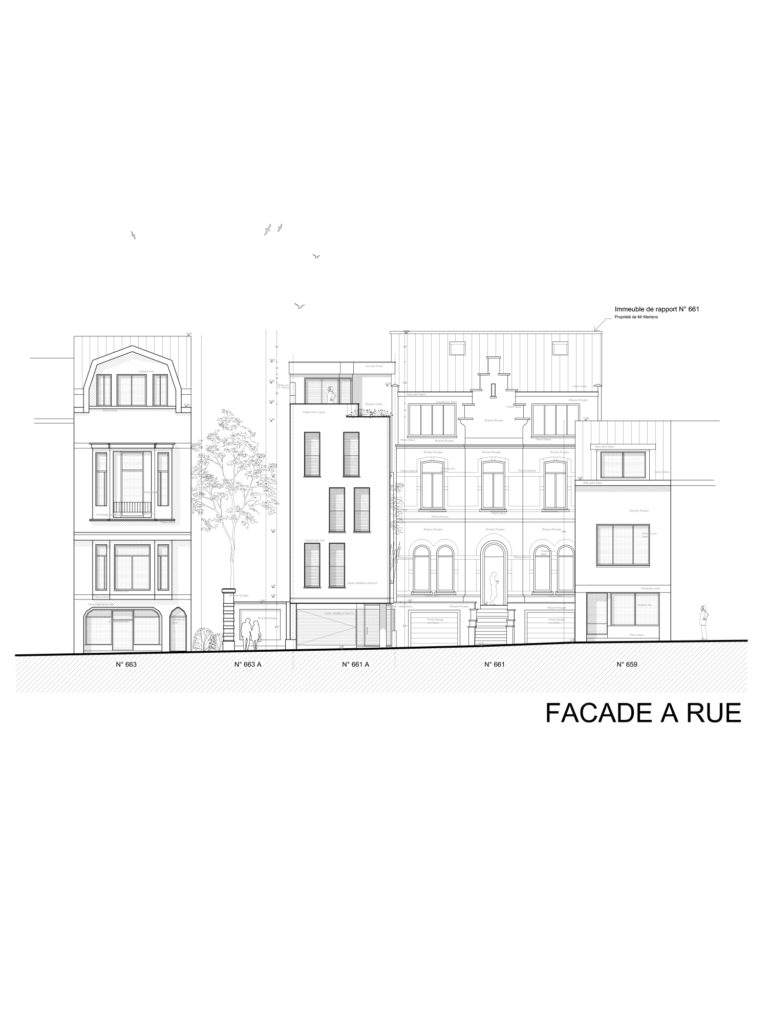 Régularisation urbanistique Chaussée d’Alsemberg 661A , 1180 Uccle