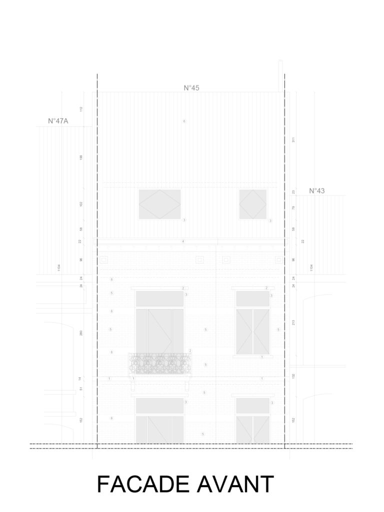 Architecte Bruxelles RUE FERNAND BERNIER 45, 1060 Saint Gilles