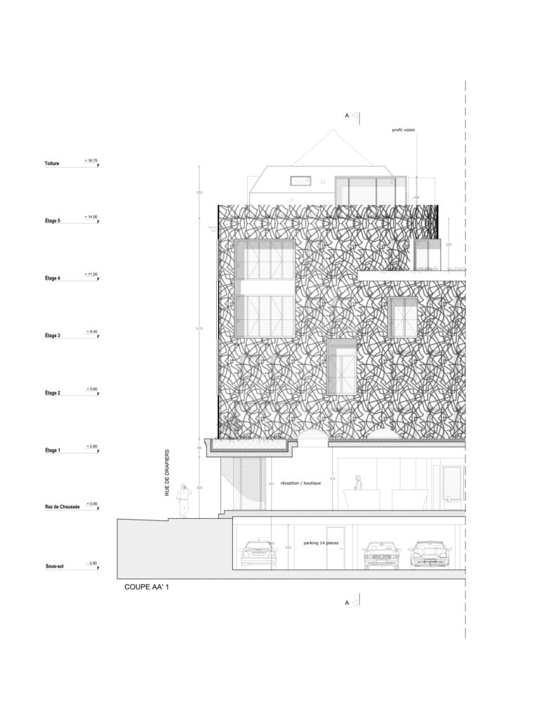 permis d'urbanisme Bruxelles Rue des Drapiers 31-33, 1050 Ixelles