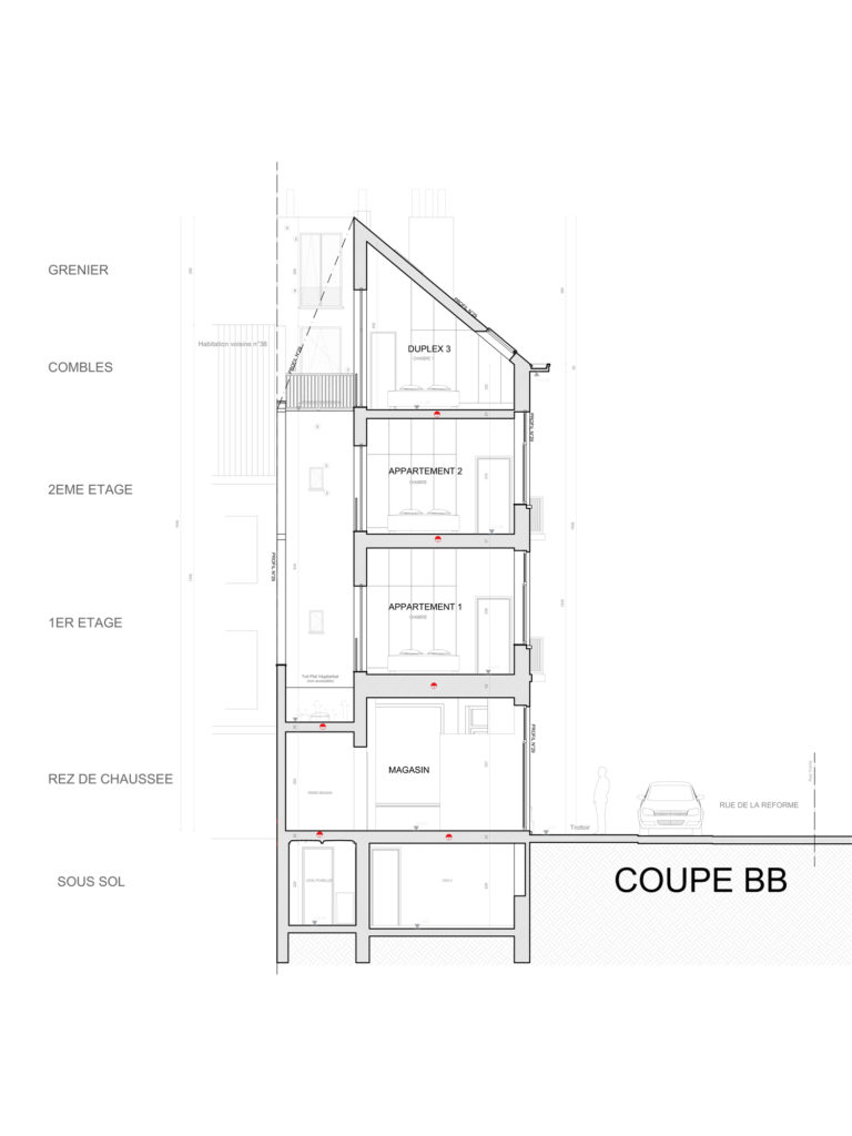 permis d'urbanisme Bruxelles RUE FERNAND NEURAY 32-34, 1060 Saint-Gilles