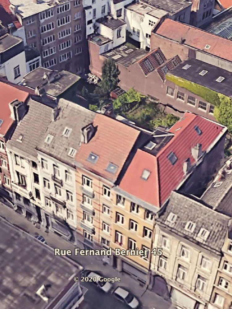 permis d'urbanisme Bruxelles RUE FERNAND BERNIER 45, 1060 Saint Gilles