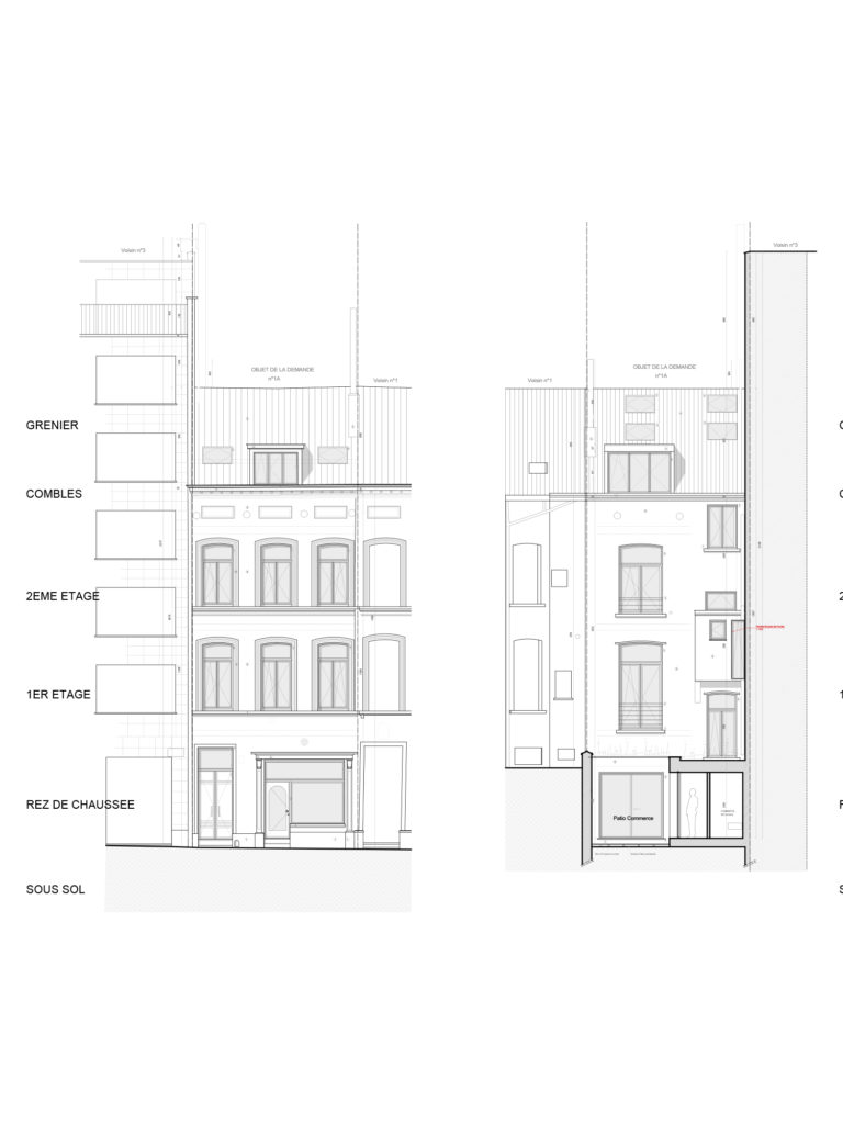 Architecte Bruxelles RUE DE LIVOURNE 1A, 1060 Saint Gilles