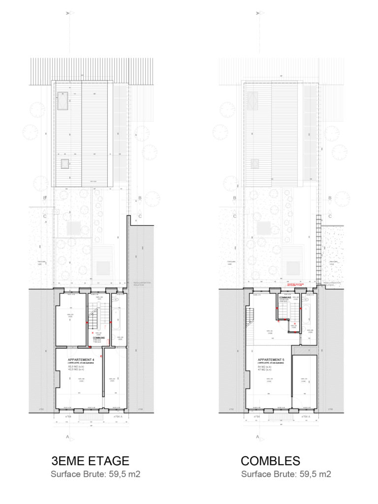 Architecte Bruxelles RUE DU PAGE 64 - 64A, 1050 Ixelles