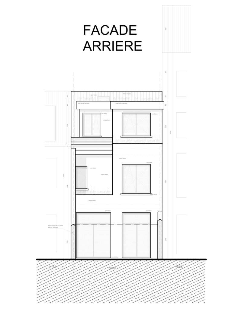 Régularisation urbanistique RUE THOMAES 60, 1090 Jette
