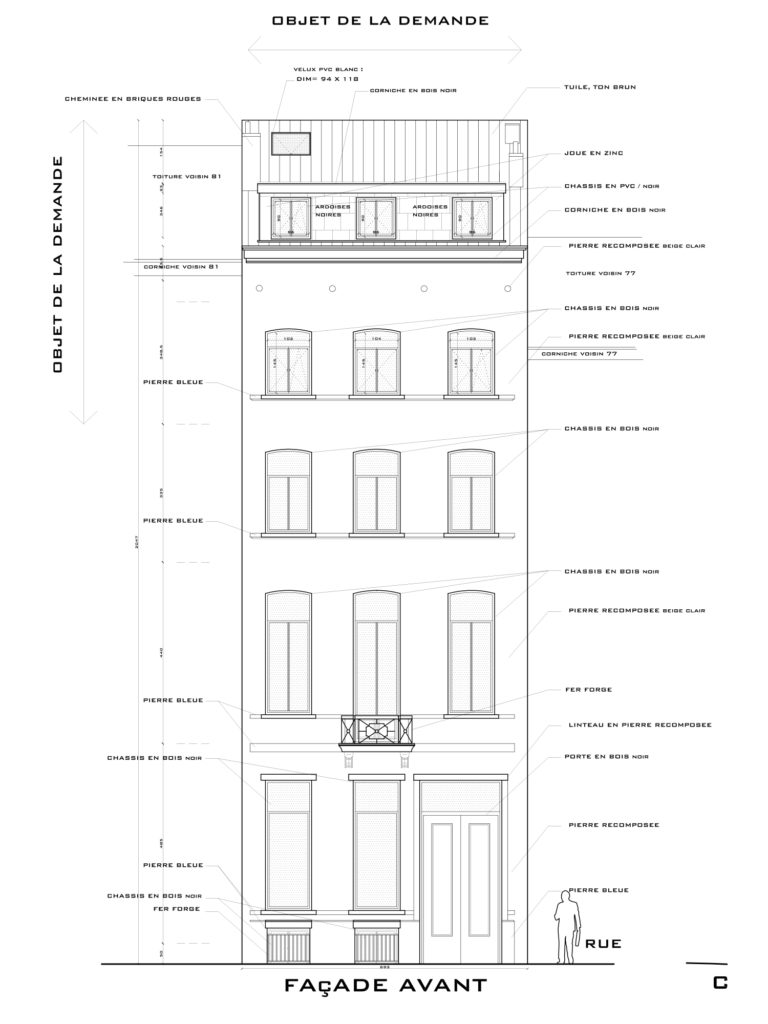 Architecte Bruxelles RUE DE L’HÔTEL DES MONNAIES 79, 1060 Saint-Gilles