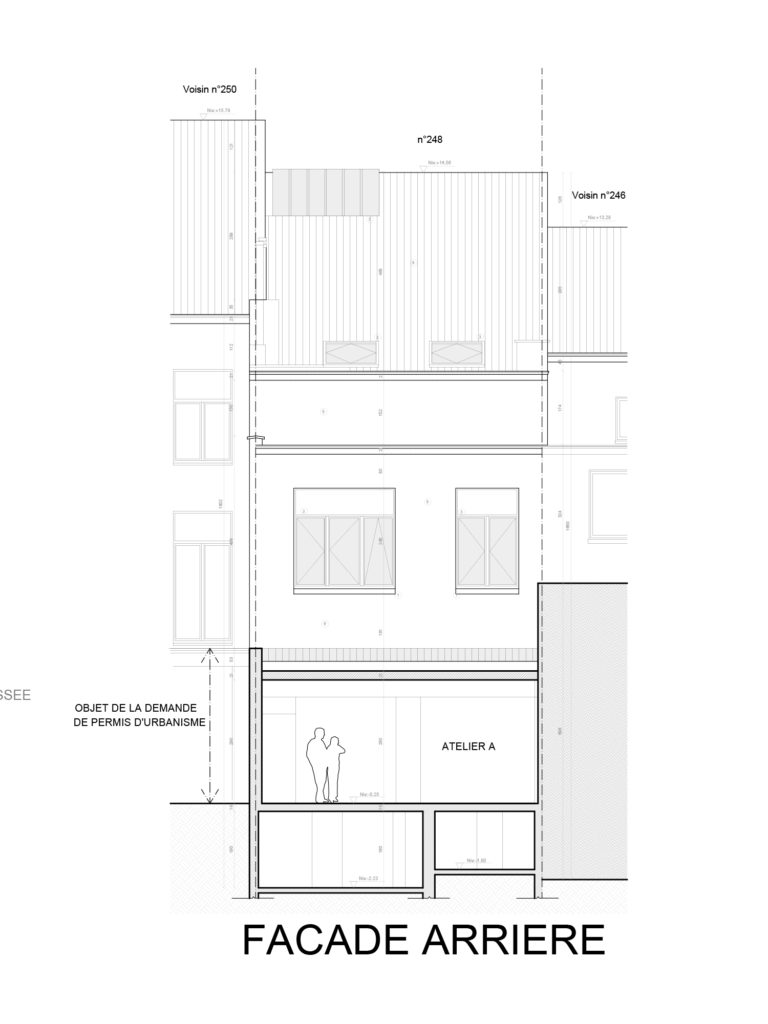 Architecte Bruxelles RUE DES PALAIS 248, 1030 Schaerbeek