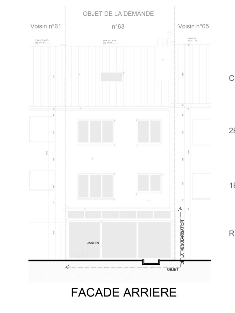 Régularisation urbanistique RUE EDOUARD MICHIELS 63, 1180 Uccle