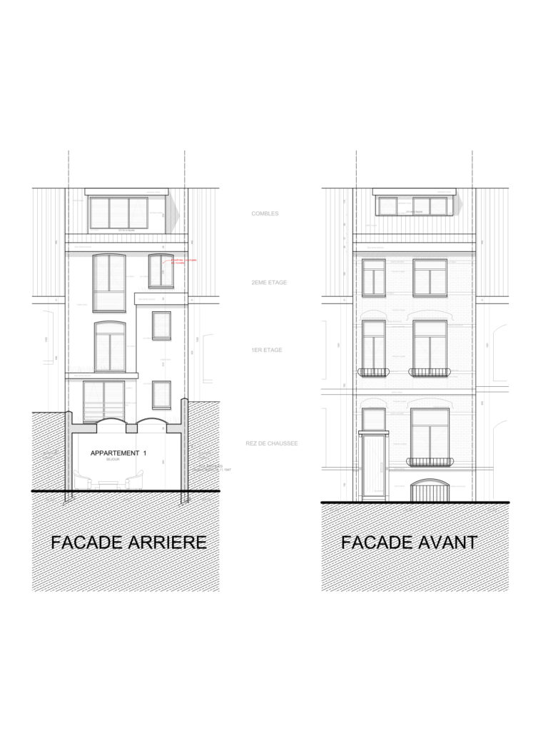 Architecte Bruxelles RUE DU GREFFE 57, 1070 Anderlecht