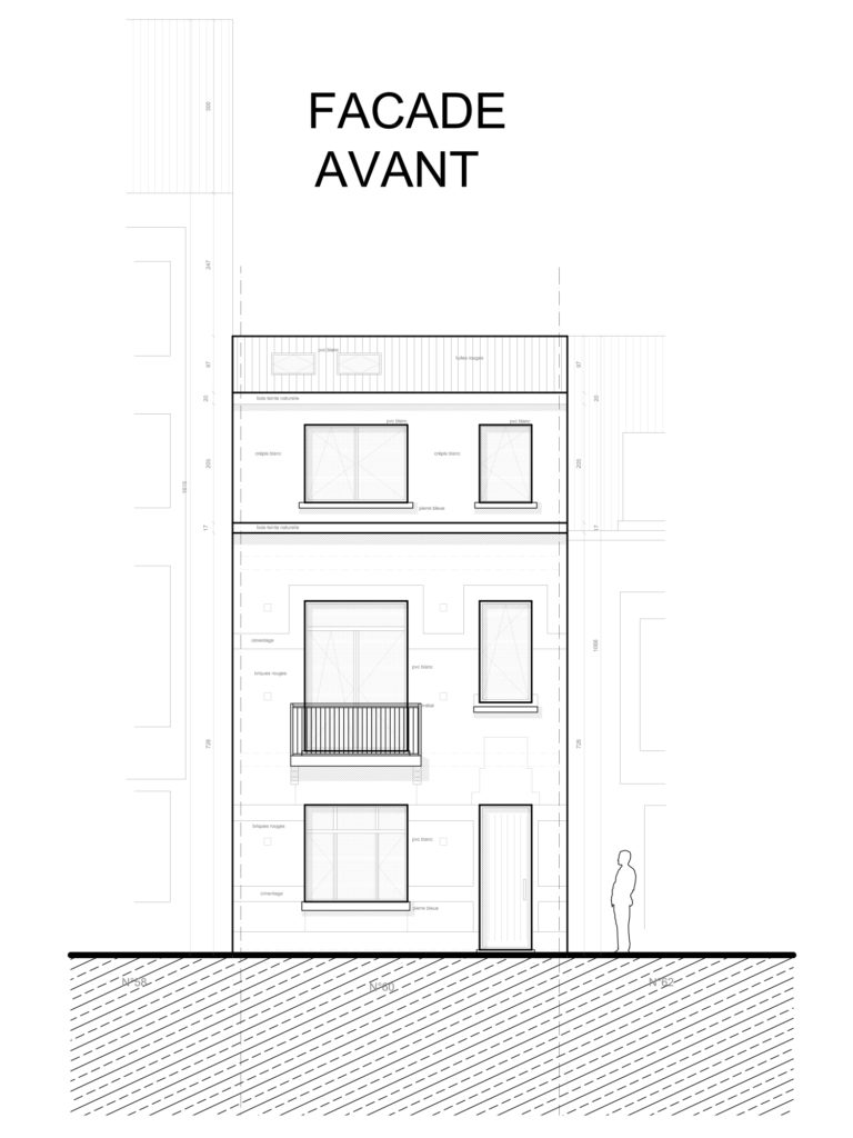 Régularisation urbanistique RUE THOMAES 60, 1090 Jette