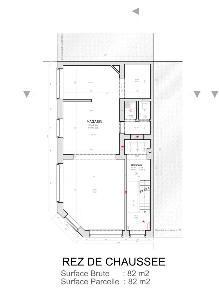Architecte Bruxelles RUE FERNAND NEURAY 32-34, 1060 Saint-Gilles