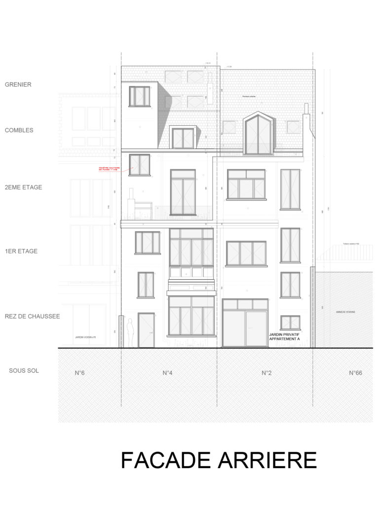 Régularisation urbanistique RUE DE NAPLES 2-4, 1050 Ixelles