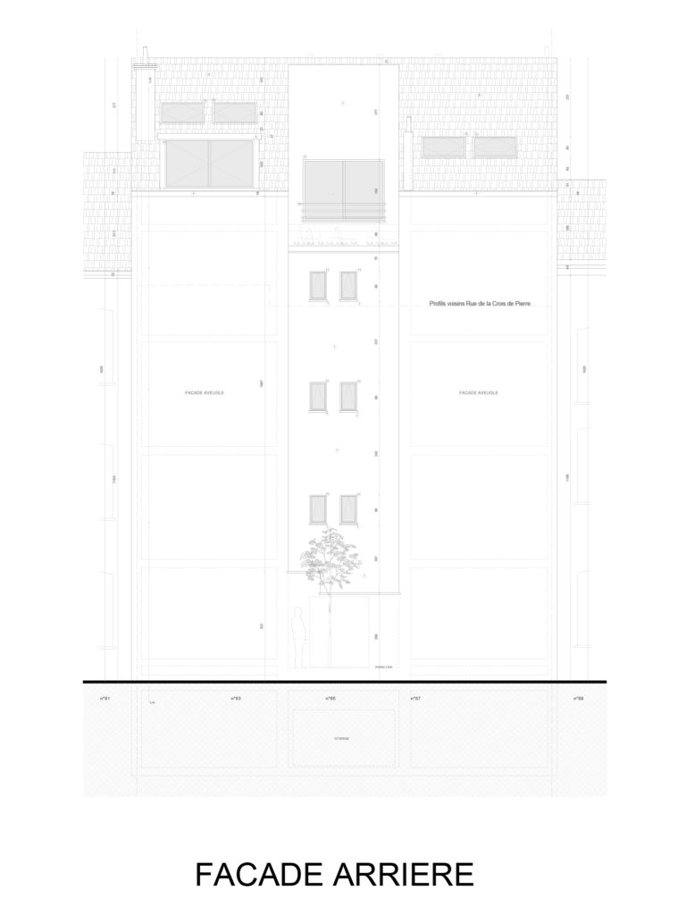 Architecte Bruxelles RUE d’ECOSSE 83-85-87, 1060 Saint Gilles