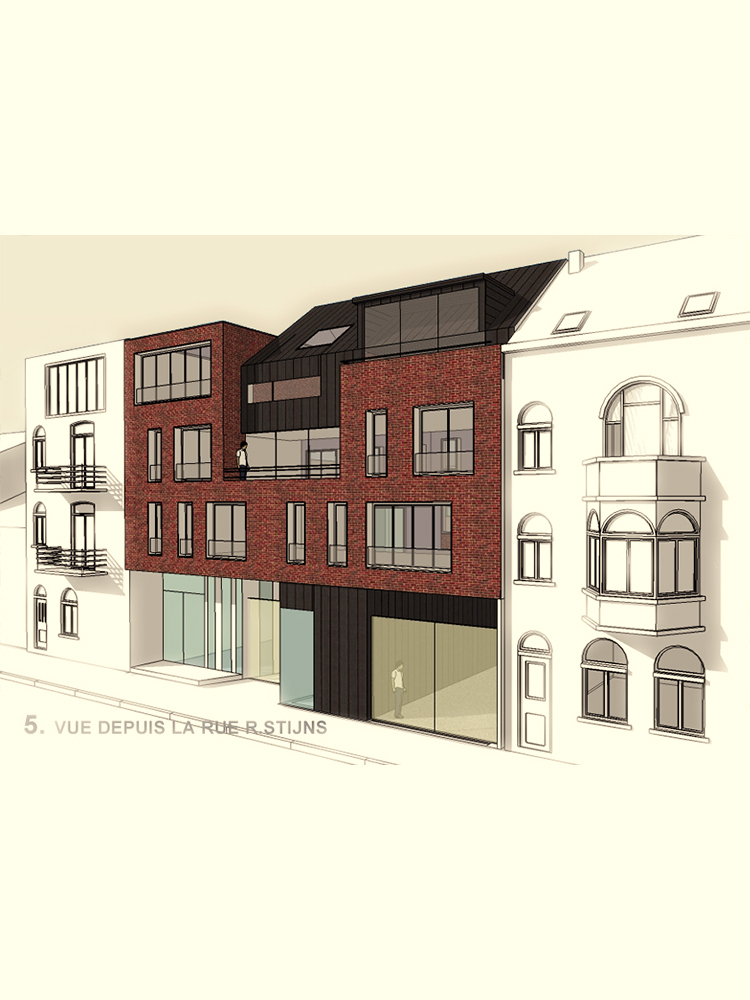 Architecte Bruxelles Rue Reimond Stijns 85, 1080 Molenbeek-Saint-Jean