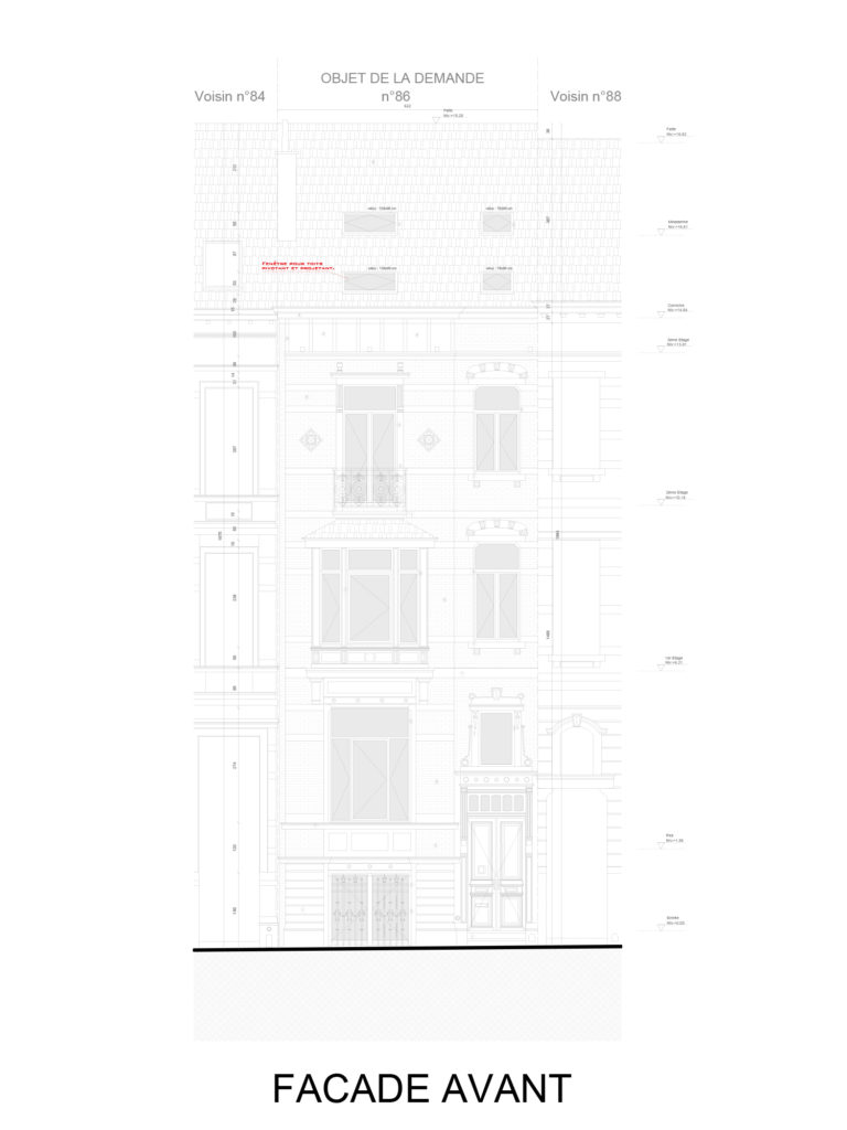 Architecte Bruxelles AVENUE BRUGMANN 86, 1190 Forest