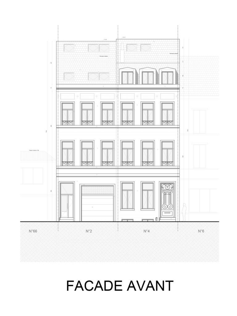 permis d'urbanisme Bruxelles RUE DE NAPLES 2-4, 1050 Ixelles