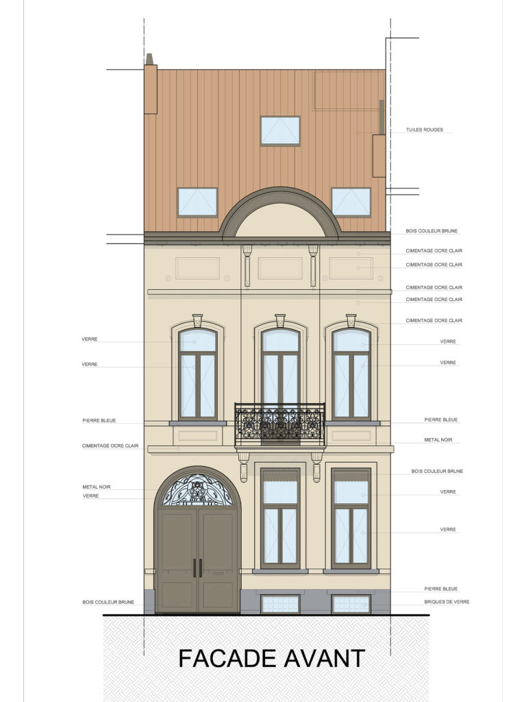 Architecte Bruxelles RUE DES PALAIS 248, 1030 Schaerbeek