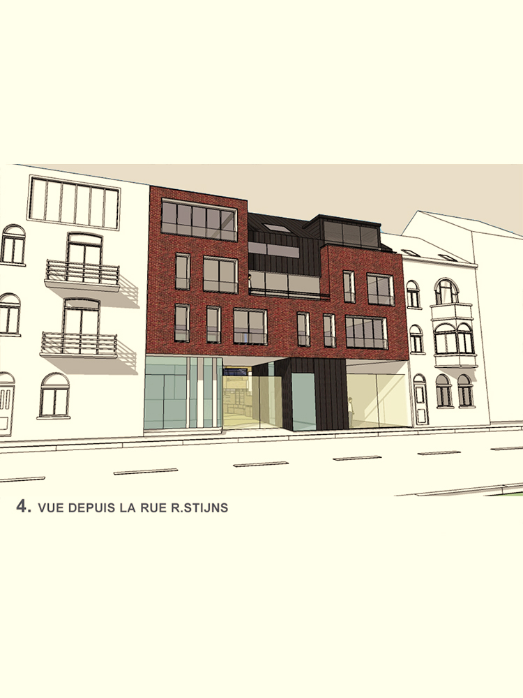 Architecte Bruxelles Rue Reimond Stijns 85, 1080 Molenbeek-Saint-Jean