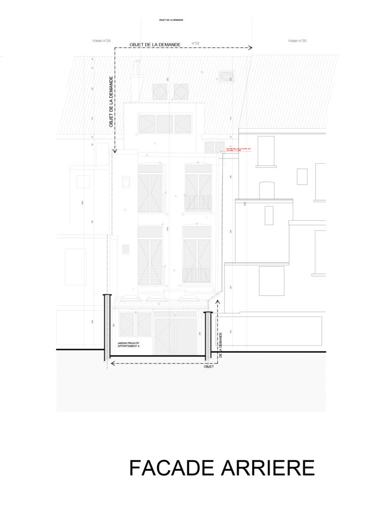 Régularisation urbanistique RUE VANDERNOOT 22, 1080 Molenbeek-Saint-Jean