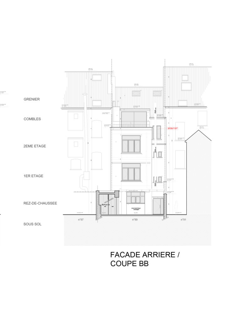 permis d'urbanisme Bruxelles RUE AMERICAINE 89, 1050 Ixelles