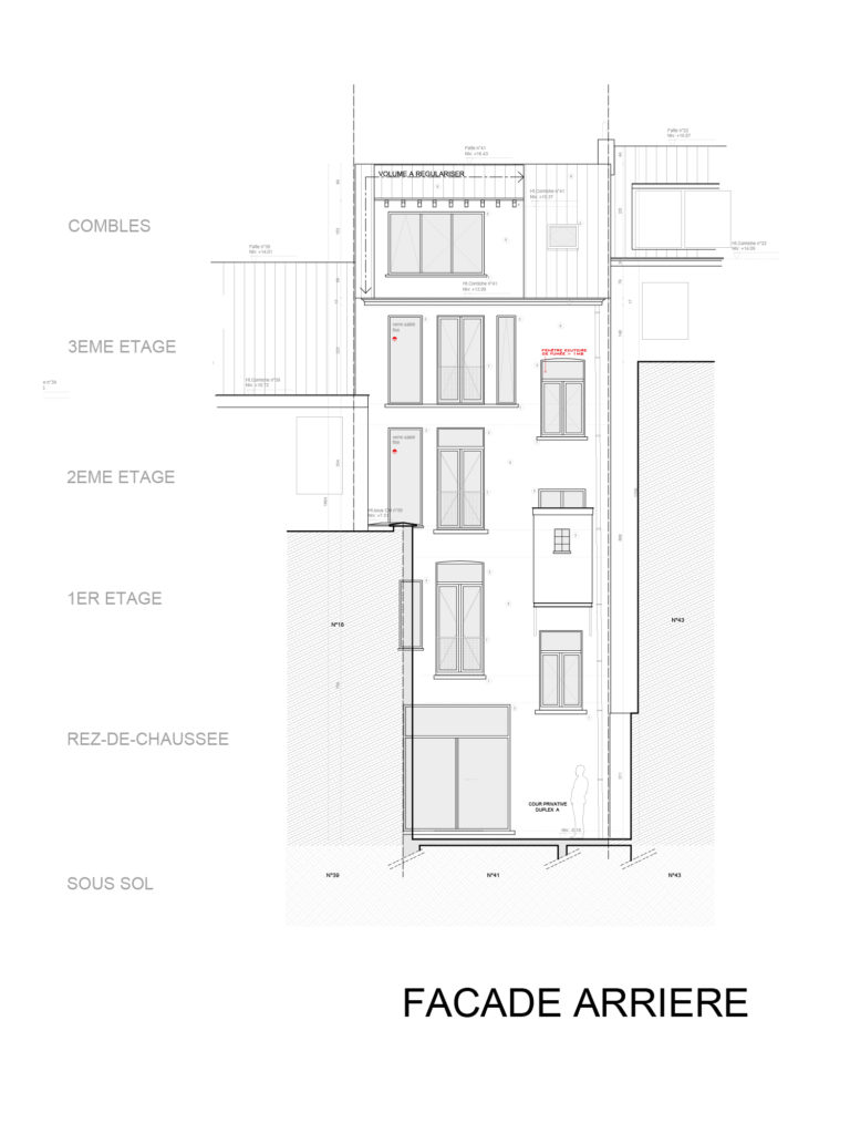 Architecte Bruxelles RUE DE PRAGUE 41, 1060 Saint Gilles
