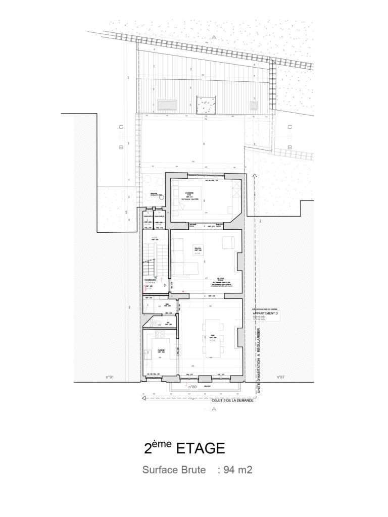 Régularisation urbanistique RUE AMERICAINE 89, 1050 Ixelles