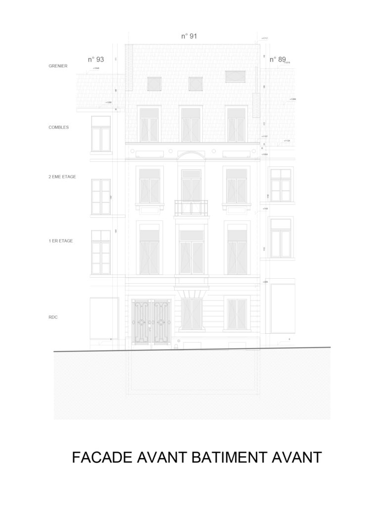 permis d'urbanisme Bruxelles RUE DU TRÔNE 91, 1050 Ixelles