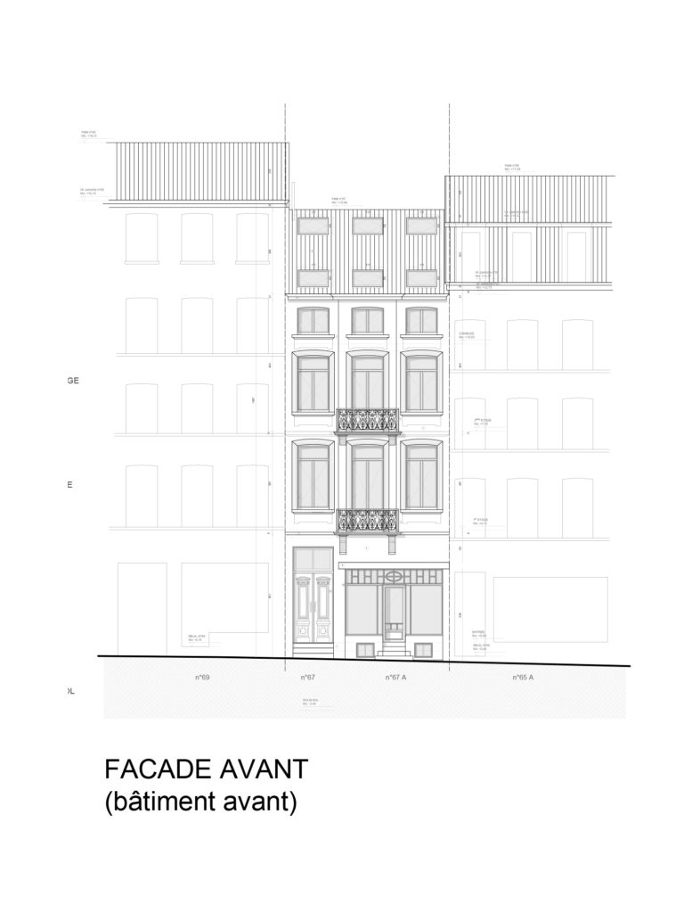 Régularisation urbanistique RUE DU FORT 67, 1060 Saint Gilles