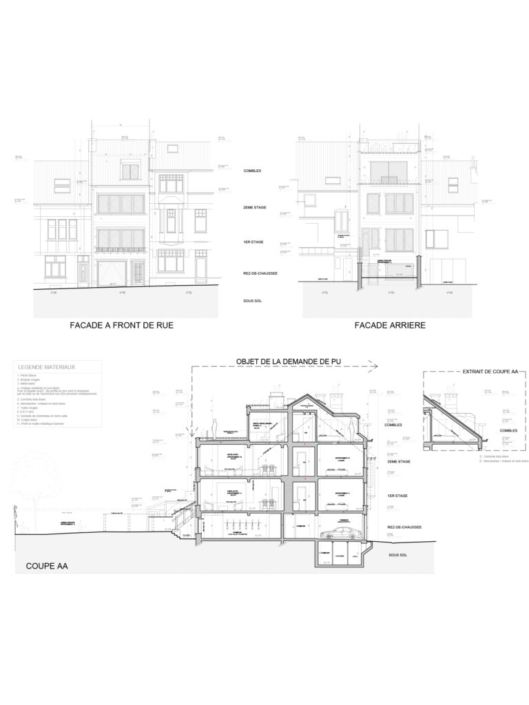 Architecte Bruxelles RUE FRANCOIS GAY 50, 1150 Woluwe-Saint-Pierre