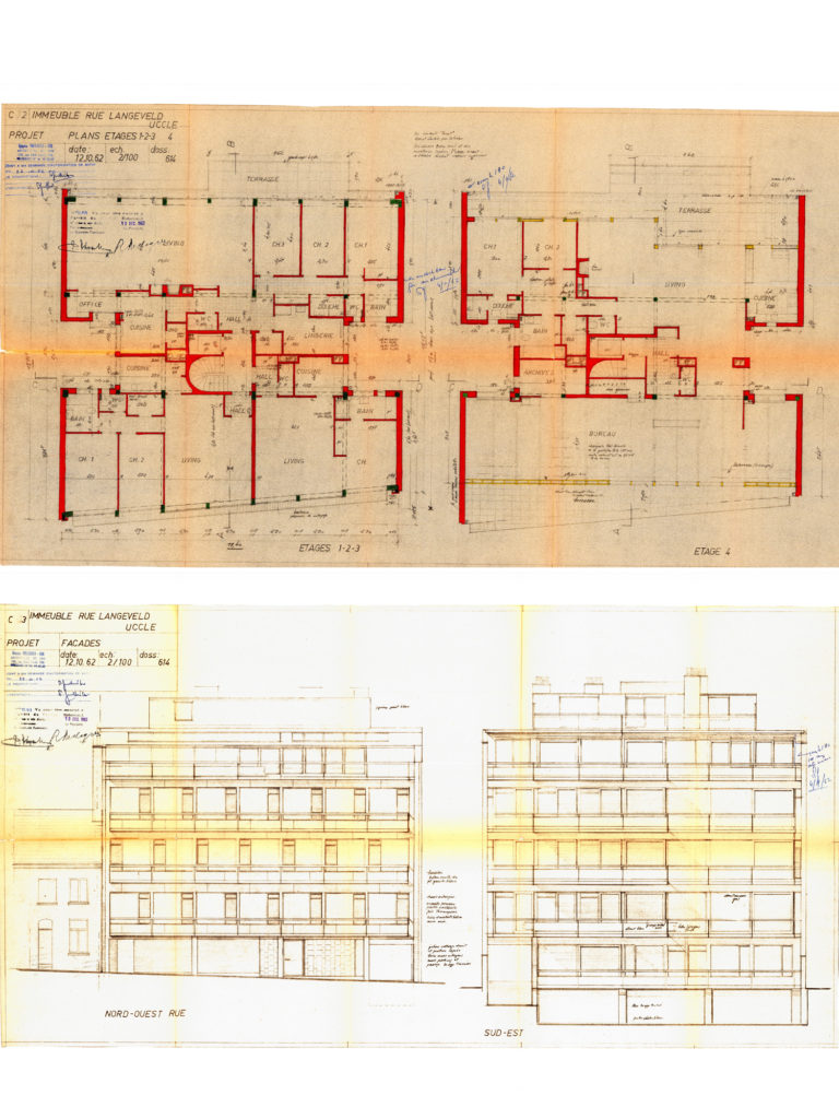 permis d'urbanisme Bruxelles RUE LANGEVELD 21/3, 1180 Uccle