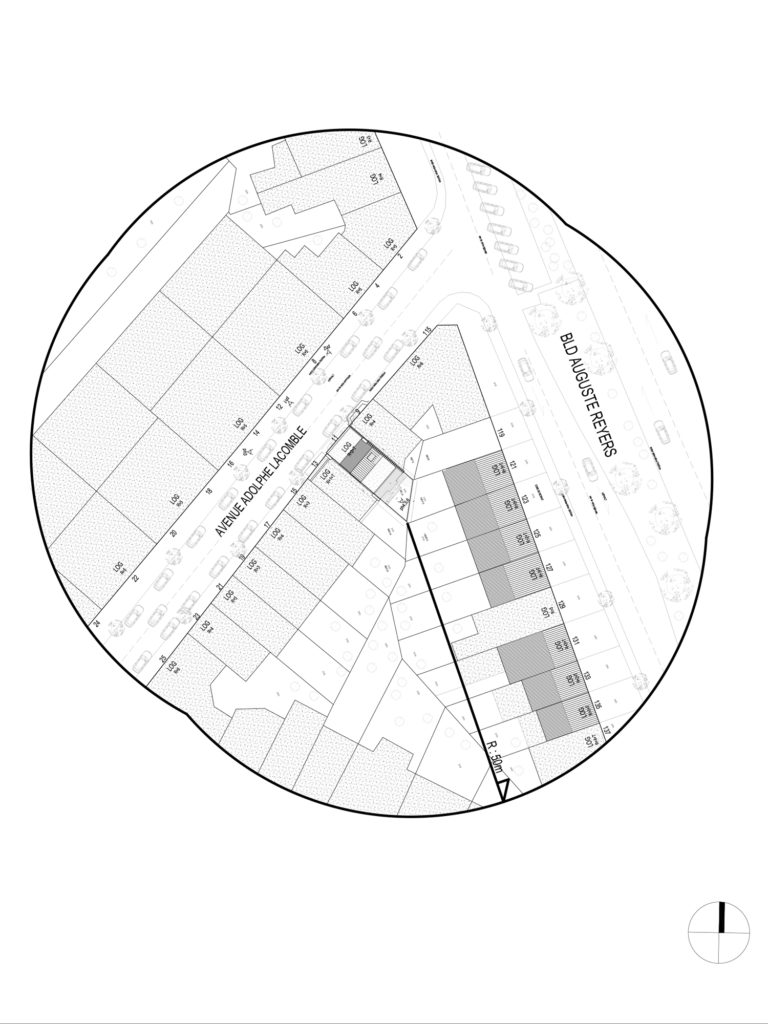 Régularisation urbanistique AVENUE ADOLPHEH LACOMBLE 11, 1030 Schaerbeek